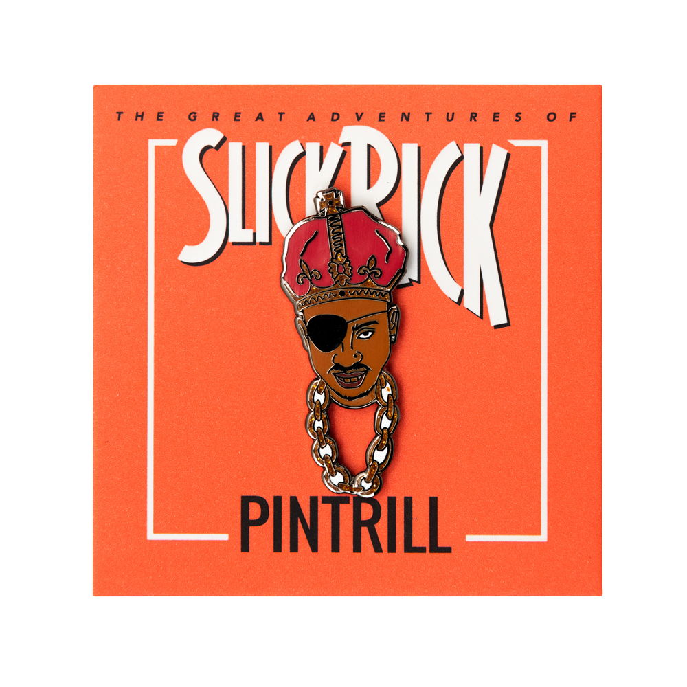 Slick Rick Face Pin